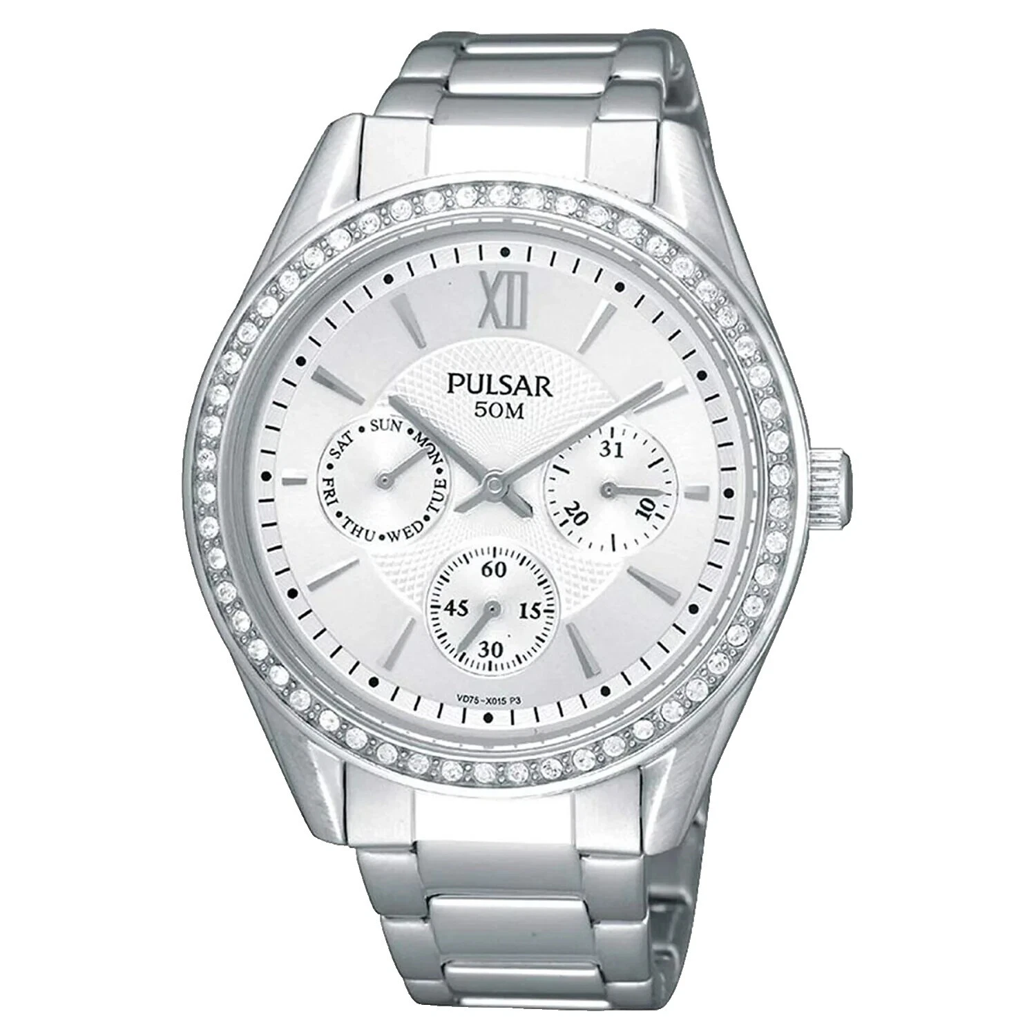 Pulsar Stainless Steel Case Wristwatches with Chronograph