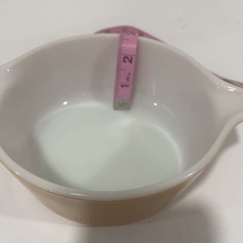 Orange/Gold PYREX 1 1/2 Pt Ovenwear Baking Casserole Serving Dish #472 U.S.A. - Picture 12 of 12