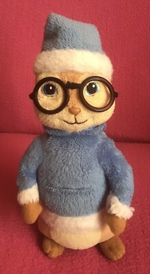 Ty Simon (Alvin And The Chipmunks) Blue Christmas Top Glasses Soft