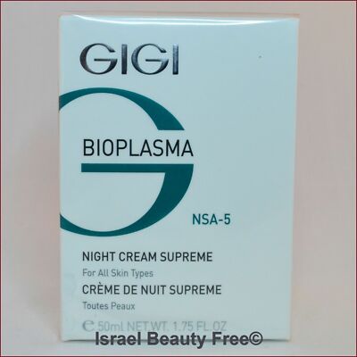 Gigi Bioplasma Firming Night Cream Supreme 200 ml