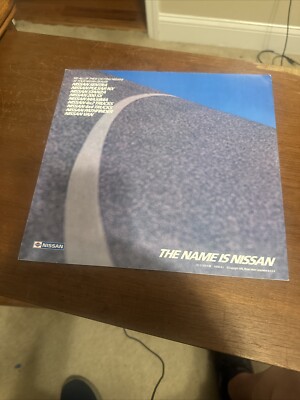1987 Nissan 300ZX 300-ZX 22-page Original Car Sales Brochure