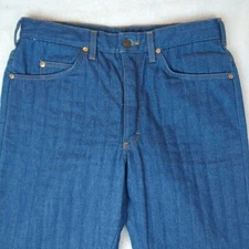 VTG Big Smith Quilted & Lined Denim Blue Jeans Mens 32x31 Authentic Western Wear