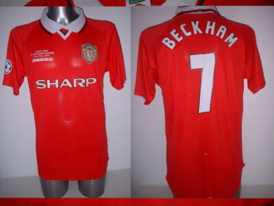 ウェア Manchester United 1999 Champions League Manchester United Treble Winners 99 Champions League Shirt L/S