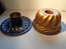 DR OETKER Metal jelly/cake mold.9.8ins x 5ins.Weight 1.6lbs. Used