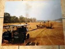 Vintage Poster Druck Zugmaschine Ernte Pflanzen Landwirtschaft Landwirtschaft