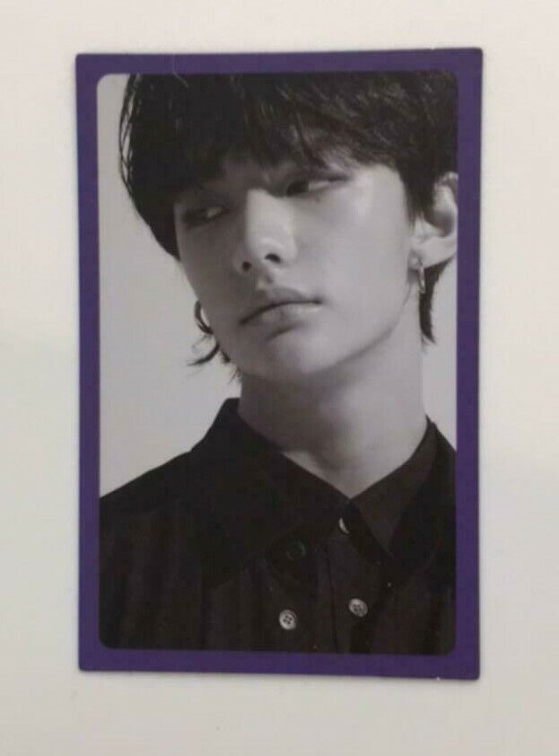 Stray kids I am you hyunjin official purple photocard w Stray kids I am you hyunjin official purple photocard w