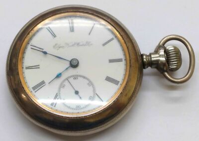 Vintage Elgin Natl. Watch Co Size 14s Lever-Set Pocket Watch w/Fob