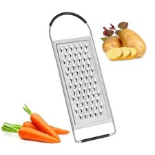Cheese Grater Handheld HIA Flat Coarse Stainless Steel Graters for Kitchen Fo...
