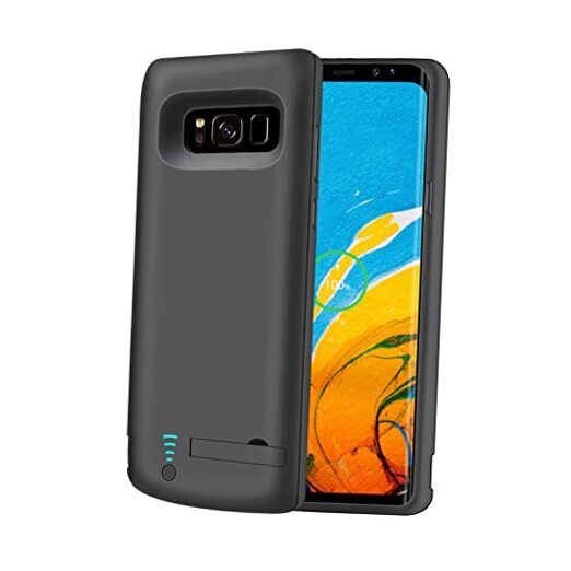 Samsung Galaxy S8 Plus Battery Case, 6500mAh Rechargeable Extended Battery