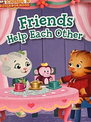 Friends Help Each Other Daniel Tigers Neighborhood Book Kid Fiction Early Reader
