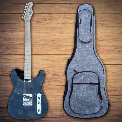 Guitarra Eléctrica TL Forma Triple Pad Bolsa, 8 Colores (Marca Canadiense) - Imagen 15 de 17
