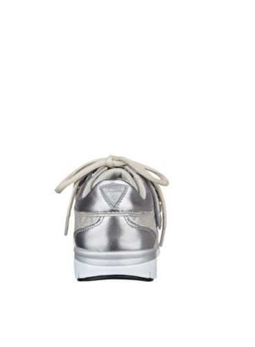 GUESS Savero Jogger Fashion Sneaker Metallic Silber Grau Gesteppt US 6, EU 36,5 - Bild 4 von 4