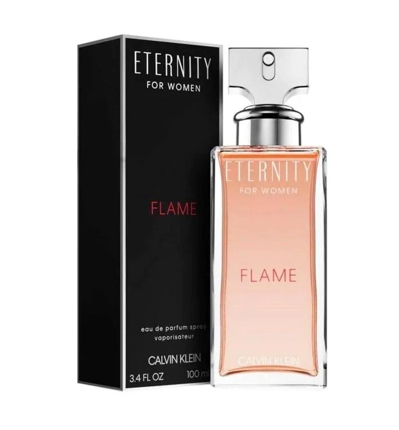 Calvin Klein Eternity Flame Women 3.4 oz 100 ml Eau De Parfum Spray Nib  Sealed | eBay