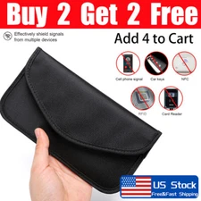 Faraday Bag RFID Signal Blocking Pouch Cell Phone Wallet Shielding Pouch Case US
