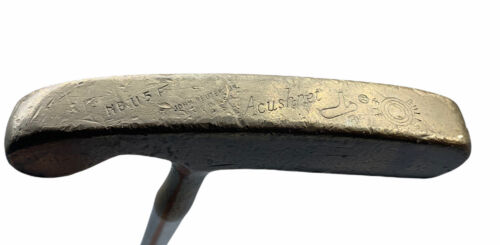 Raro putter Acushnet Bullseye John Reuter Jr. Lama pesante verticale RH USA - Foto 2 di 8