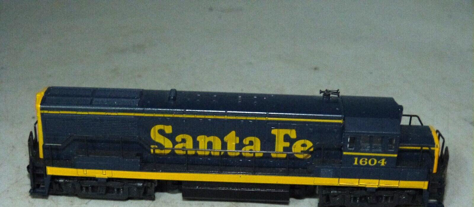 N Scale Kato Santa Fe GE U25B PH-II Powered Diesel #1604