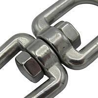 Stainless Steel Swivel Shackle Jaw Eye 8MM (Marine Boat Sailing Pin 1662KG)