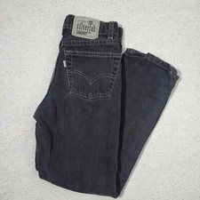 Vintage Levi's Black Silver Tab Jeans kids 12
