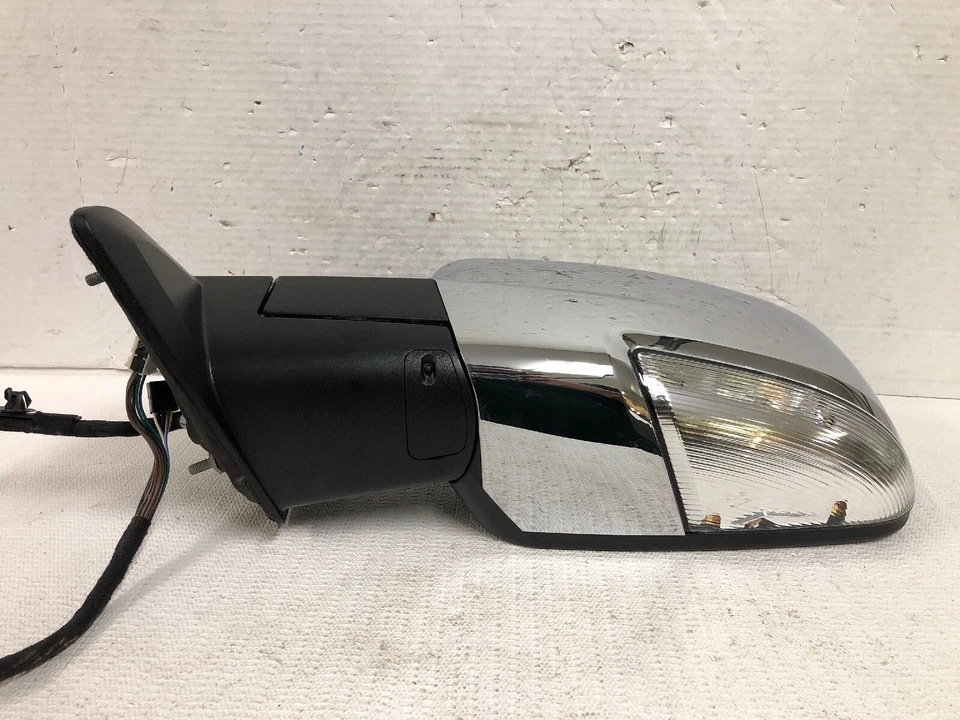 OEM 2013 2014 2015 2016 DODGE RAM 3500 IZQUIERDA IZQUIERDA LH CONDUCTOR PUERTA DELANTERA ESPEJO CROMADO Foto 3 de 4