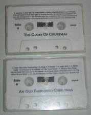 Lot of 2 Holiday Music Cassettes An Old Fashioned Christmas, Glory of Christmas