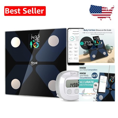 Accurate Body Fat Scale with Smart Measuring Tape - Health & Wellness Essentials