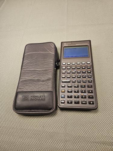 HP 48SX Graphing Calculator with a Case