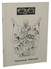Quest For Glory II Sierra Vintage Instruction Technical Manual Book