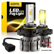 5202 LED Fog Light Bulbs, 3000K Amber Yellow 6000 Lumen Plug And 3000K Yellow