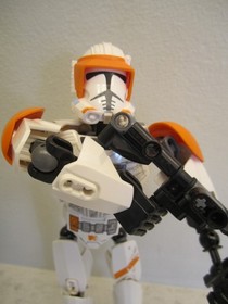 Lego 75108 Clone Commander Cody Star Wars Buildable (Missing Antenna)