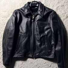 Mens Schott    Model Size 42 schott Tracker Jacket 642  Leather Black Shot