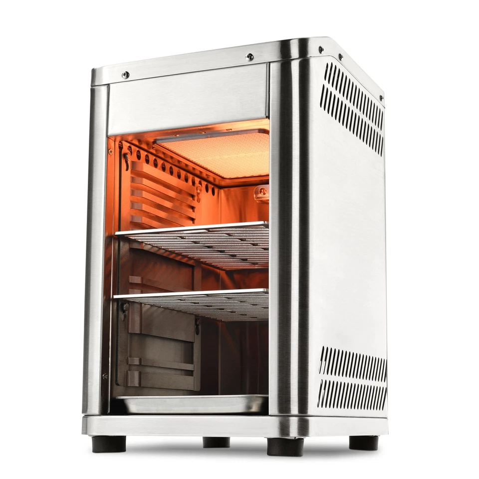 B-Ware TAINO Oberhitzegrill Gas Steakgrill 800 Grad Hochleistungsgrill Edelstahl