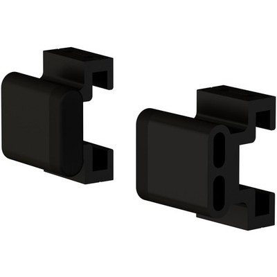 Flat Track Stop Set for Sliding Doors, Oil-Rubbed Bronze by Stone Harbor Hardwar