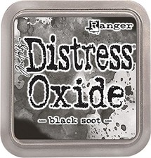 Ranger Ink Pad Black Soot THoltz Distress Oxides, 1 Count Pack of 1 ,Ink  Pads