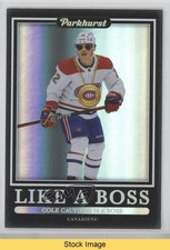 2023-24 Upper Deck Parkhurst Like a Boss Cole Caufield #LB-7 READ 3d2