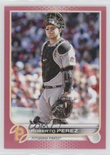 2022 Topps Update Mother's Day Hot Pink 46/50 Roberto Perez #US243 3q5