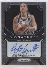 2021 Panini Prizm WNBA Signatures Becky Hammon #SG-BHM Auto HOF 06qf