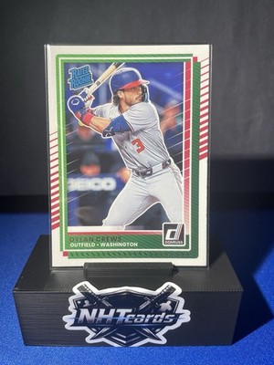 Dylan Crews 2025 Panini Donruss Rated Rookie #54 Washington Nationals MLB