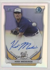 2014 Bowman Draft Chrome Pick Refractor Kodi Medeiros #BCA-KM Auto 4y4