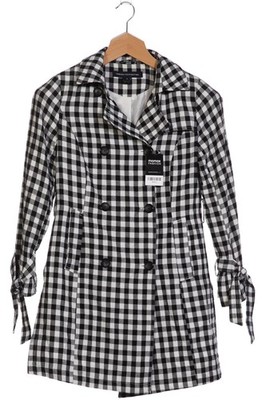 French Connection Mantel Damen Jacke Parka Gr. S Baumwolle Schwarz #ic3d9n0
