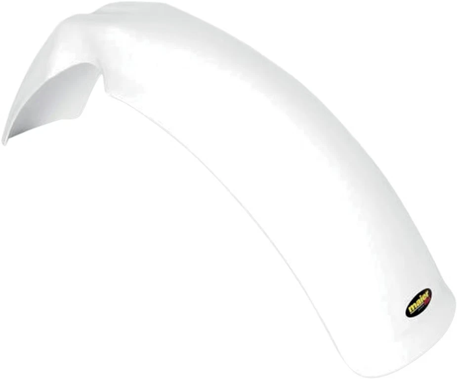 Maier Mfg Front Fender - White Motorcycle ATV/UTV Dirt Bike Watercraft PWC - Image 2 of 4