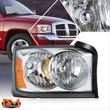 For 06-07 Dodge Dakota OE Style RH Passenger Side Headlight Lamp Chrome Housing