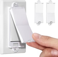 2 Light Switch Guard Cover, Baby Proof Wall Switch Cover Guard for Rocker Light