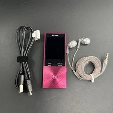SONY NW-A25 WALKMAN DIGITAL MUSIC PLAYER Bordeaux pin 16GB Hi-Res Tested Working