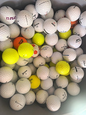 Mixed Brands Recycled Golf Balls Mixed Lot - White, Yellow & Orange