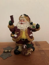 Santa Reading List Figurine