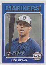 2024 Topps Heritage High Number SP Dark Blue Border Leo Rivas #711 1i1l