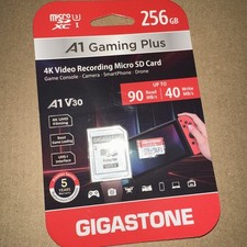 Gaming Plus A1V30 microSD Card 256GB