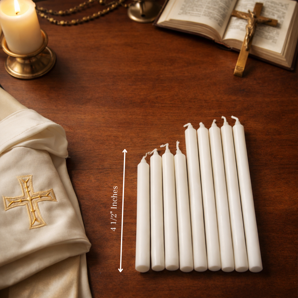 F.A. Dumont. 1/2"" x 4 1/2"" Stick Votive Candles - Pk 500