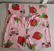 Strawberry Shortcake Pink Sleep Sweatpants Size XS Women's