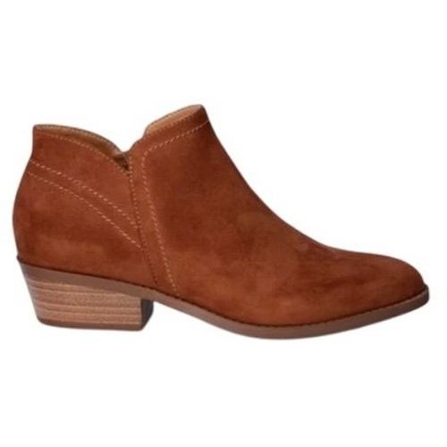 NUEVO CON ETIQUETAS Time and Tru Mujer Core Botines Marrón Tostado Talla 6 - Imagen 4 de 5